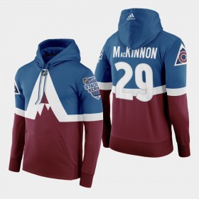 Män Colorado Avalanche Nathan Mackinnon 29 2020 Stadium Series Hooded Sweatshirt